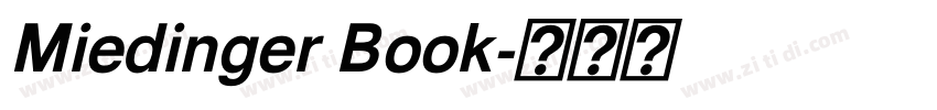 Miedinger Book字体转换 Miedinger Book字体转换